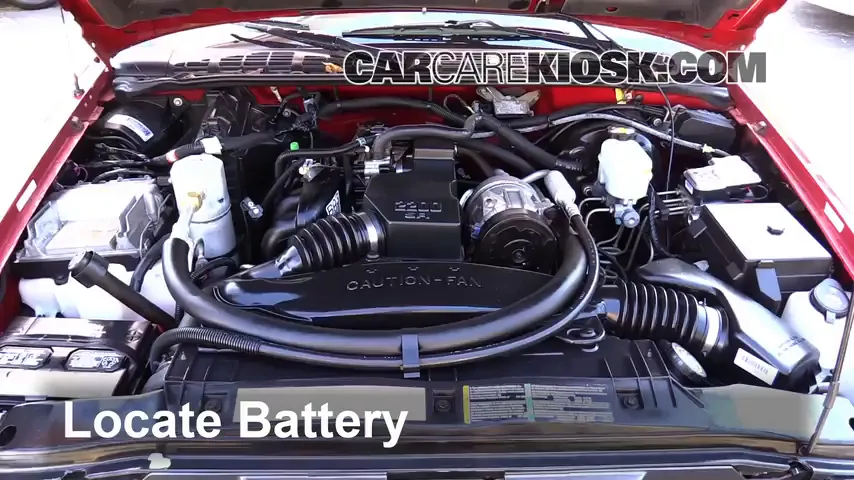 2003 Chevrolet S10 2.2L 4 Cyl. Standard Cab Pickup (2 Door) Battery Replace